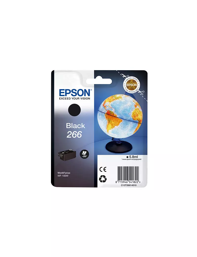 Cartuccia Originale Epson T266140 (Nero 250 pagine) Cartuccia Originale Epson T266140 (Nero 250 pagine)