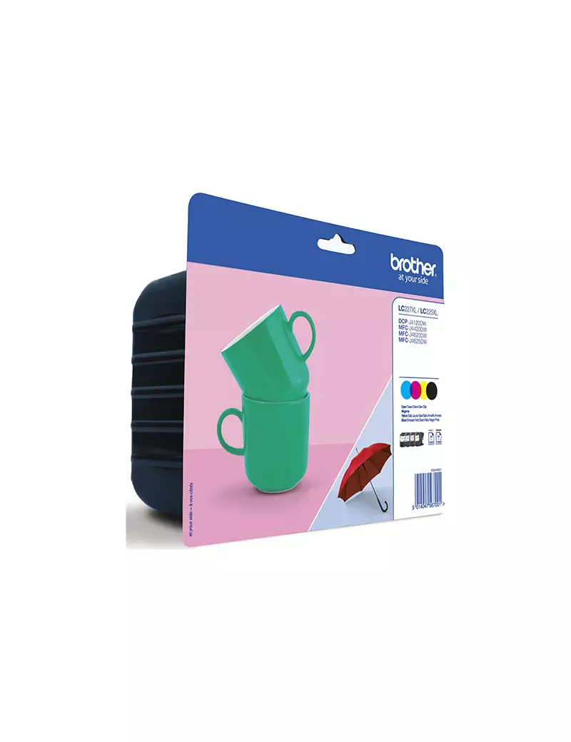 Multipack Cartucce Originali Brother LC-227XLVALBPDR (Nero e Colori Conf. 4) Multipack Cartucce Originali Brother LC-227XLVALBPDR (Nero e Colori Conf. 4)