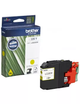 Cartuccia Originale Brother LC-22EY LC22EY (Giallo 1200 pagine)