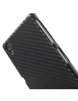 Cover Carbon Look per Sony Xperia Z1 Nero 5712579056818