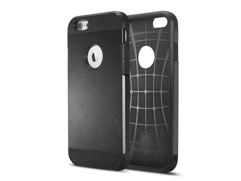Cover Armor in TPU e Policarbonato per Apple iPhone 6 6S (Nero)