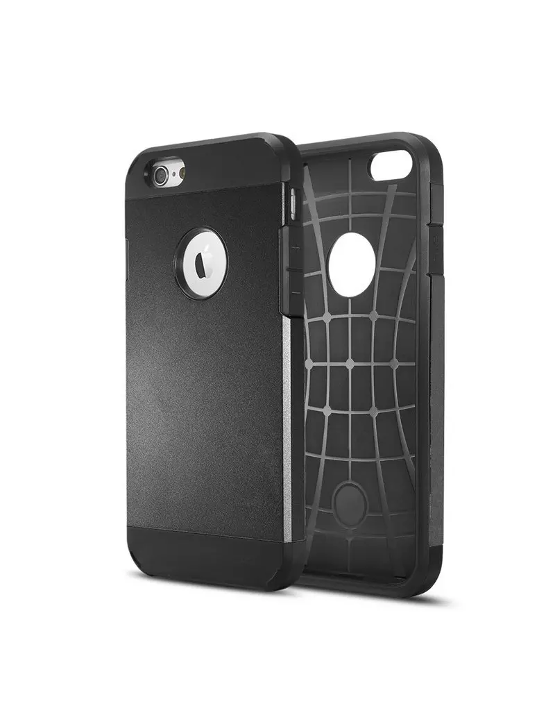 Cover Armor in TPU e Policarbonato per Apple iPhone 6 6S (Nero)