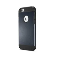 Cover Armor in TPU e Policarbonato per Apple iPhone 6 6S (Nero e Ardesia)