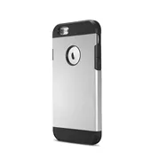 Cover Armor in TPU e Policarbonato per Apple iPhone 6 6S (Nero e Grigio)