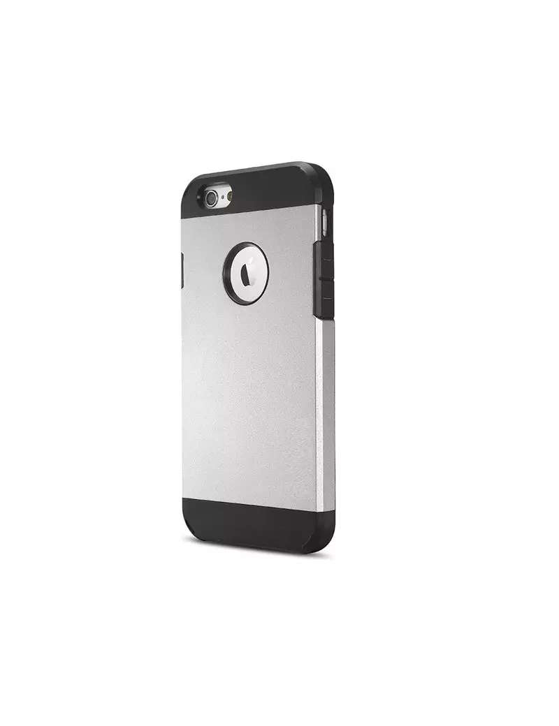 Cover Armor in TPU e Policarbonato per Apple iPhone 6 6S (Nero e Grigio)