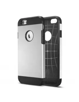 Cover Armor in TPU e Policarbonato per Apple iPhone 6 6S (Nero e Grigio)