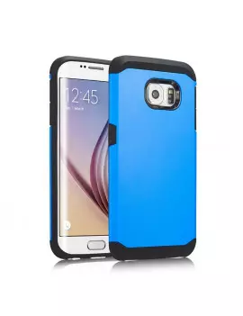 Cover Armor in TPU per Samsung Galaxy S6 Edge G925 (Azzurro)
