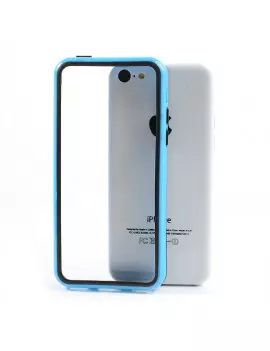 Bumper in Silicone per iPhone 5C (Azzurro)