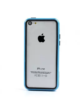 Bumper in Silicone per iPhone 5C (Azzurro)