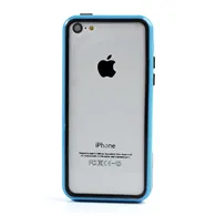Bumper in Silicone per iPhone 5C (Azzurro)