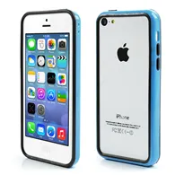 Bumper in Silicone per iPhone 5C (Azzurro)