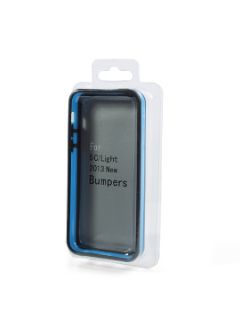 Bumper in Silicone per iPhone 5C (Azzurro)