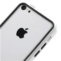 Bumper in Silicone per iPhone 5C (Bianco)