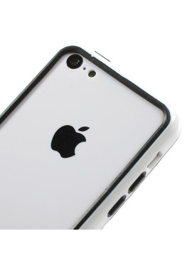 Bumper in Silicone per iPhone 5C (Bianco)