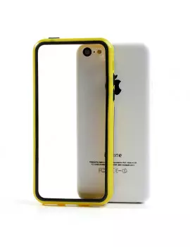 Bumper in Silicone per iPhone 5C (Giallo)