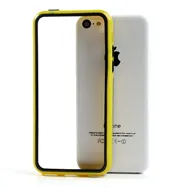 Bumper in Silicone per iPhone 5C (Giallo)
