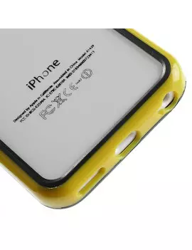 Bumper in Silicone per iPhone 5C (Giallo)