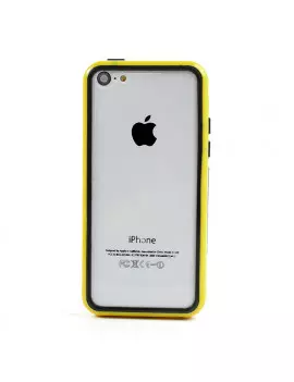 Bumper in Silicone per iPhone 5C (Giallo)