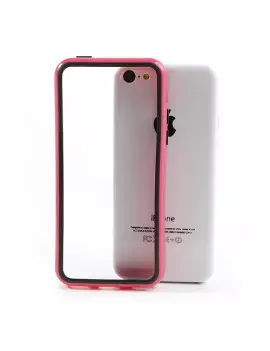 Bumper in Silicone per iPhone 5C (Rosa)