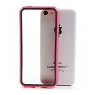 Bumper in Silicone per iPhone 5C (Rosa)