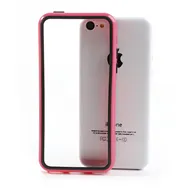 Bumper in Silicone per iPhone 5C (Rosa)