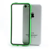 Bumper in Silicone per iPhone 5C (Verde)