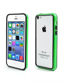 Bumper in Silicone per iPhone 5C (Verde)