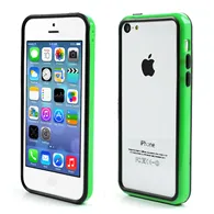 Bumper in Silicone per iPhone 5C (Verde)