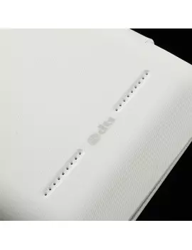 Cover Copribatteria Flip a Portafoglio per Huawei Ascend G600 (Bianco)