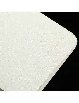 Cover Copribatteria Flip a Portafoglio per Huawei Ascend G600 (Bianco)