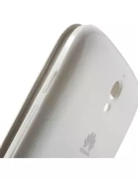 Cover Flip a Portafoglio Copribatteria S-View per Huawei Ascend G610 (Bianco)