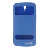Cover Flip a Portafoglio Copribatteria S-View per Huawei Ascend G610 (Blu)