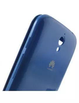 Cover Flip a Portafoglio Copribatteria S-View per Huawei Ascend G610 (Blu)