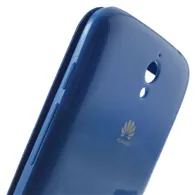 Cover Flip a Portafoglio Copribatteria S-View per Huawei Ascend G610 (Blu)