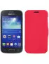 Cover Flip a Portafoglio Copribatteria per Samsung Galaxy Ace 3 S7270 S7275 (Rosso)