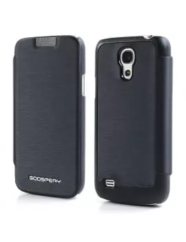 Cover Flip a Portafoglio Copribatteria per Samsung Galaxy S4 Mini i9190 Blu