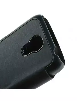 Cover Flip a Portafoglio Copribatteria per Samsung Galaxy S4 Mini i9190 Blu