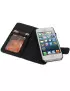 Cover Flip a Portafoglio Carta Credito per iPhone 5 5S Nero 6922468930344