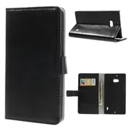Cover Flip a Portafoglio in Ecopelle per Nokia Lumia 929 930 (Nero)