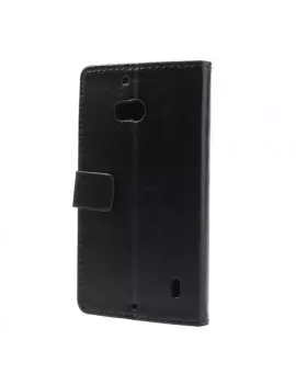 Cover Flip a Portafoglio in Ecopelle per Nokia Lumia 929 930 (Nero)