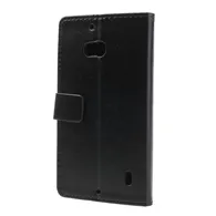 Cover Flip a Portafoglio in Ecopelle per Nokia Lumia 929 930 (Nero)