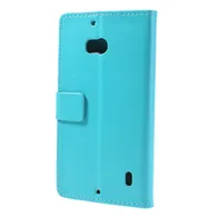 Cover Flip a Portafoglio in Ecopelle per Nokia Lumia 929 930 (Azzurro)