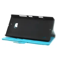Cover Flip a Portafoglio in Ecopelle per Nokia Lumia 929 930 (Azzurro)