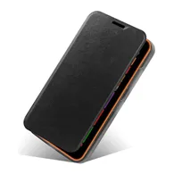 Cover Flip a Portafoglio in TPU e Ecopelle per Nokia Lumia 630 (Nero)