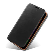 Cover Flip a Portafoglio in TPU e Ecopelle per Nokia Lumia 630 (Nero)