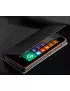 Cover Flip a Portafoglio in TPU ed Ecopelle per Nokia Lumia 630 Nero 5712579093820