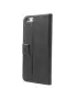 Cover Flip a Portafoglio in Ecopelle e Policarbonato per iPhone 6 4,7 Pollici Nero