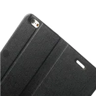 Cover Flip a Portafoglio in Ecopelle e Policarbonato per iPhone 6 6S (Nero)