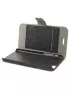 Cover Flip a Portafoglio in Ecopelle e Policarbonato per iPhone 6 4,7 Pollici Nero