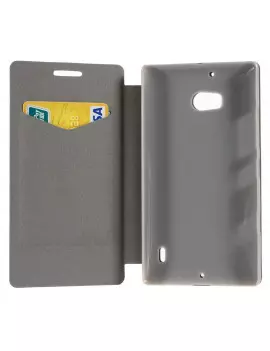 Cover Flip a Portafoglio in Ecopelle per Nokia Lumia 929 930 (Nero)